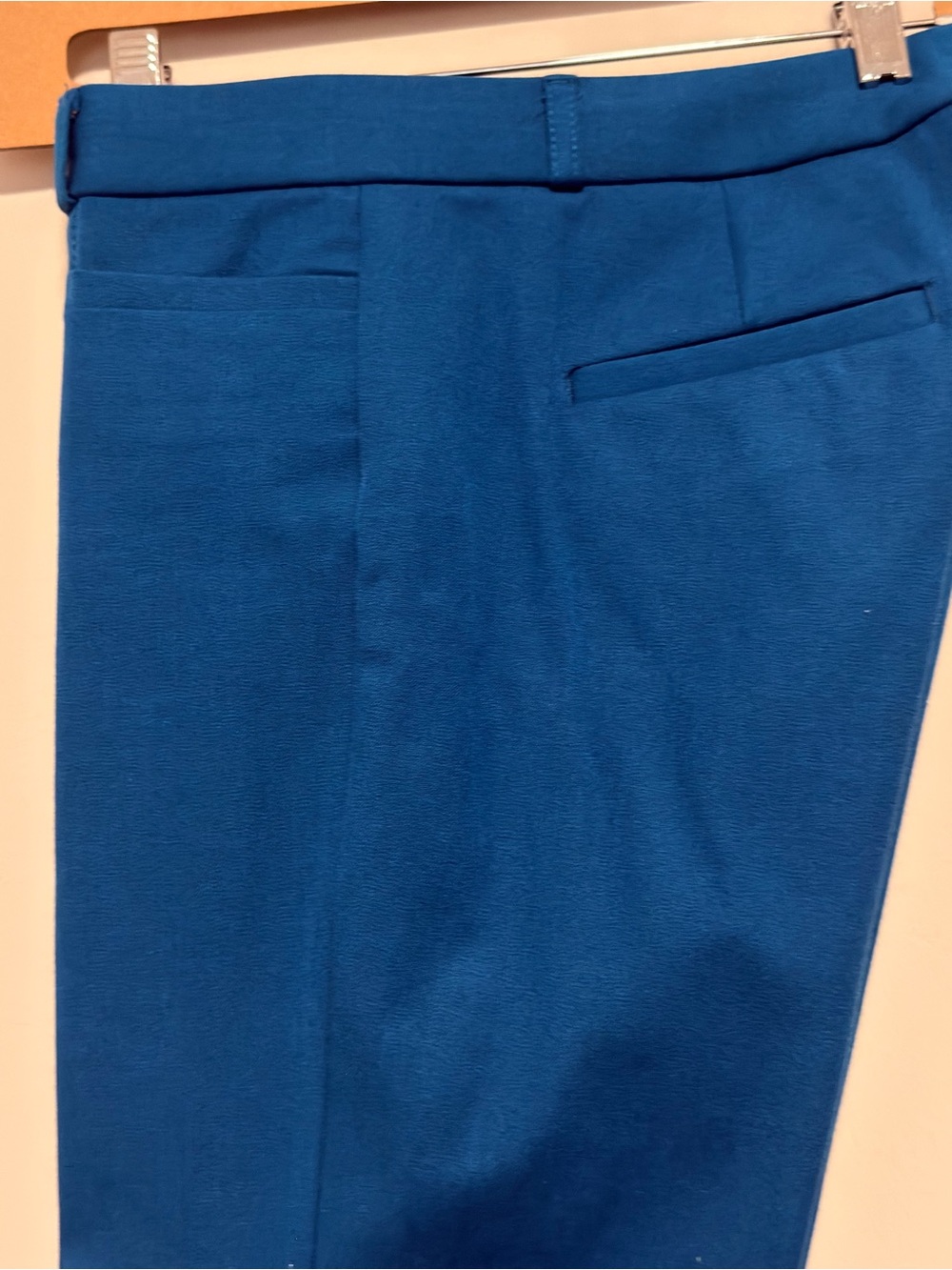 Banana Republic Women’s Deep Blue Flat-Front Dress Shorts